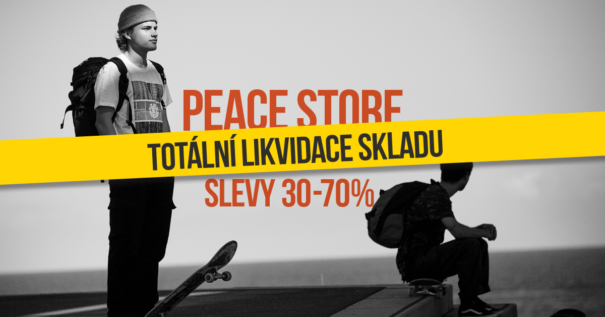 Likvidace Zásob Peace Store ČB